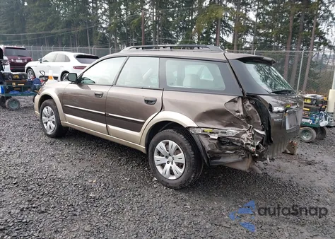 2008 Subaru Outback z USA, uszkodzony, nr VIN 4S4BP60C287346499